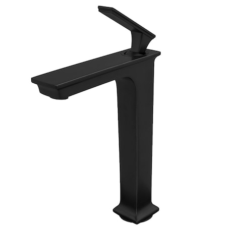 Novatto STARKS Watersaver Single Lever Waterfall Faucet in Matte Black GF-368MBWS